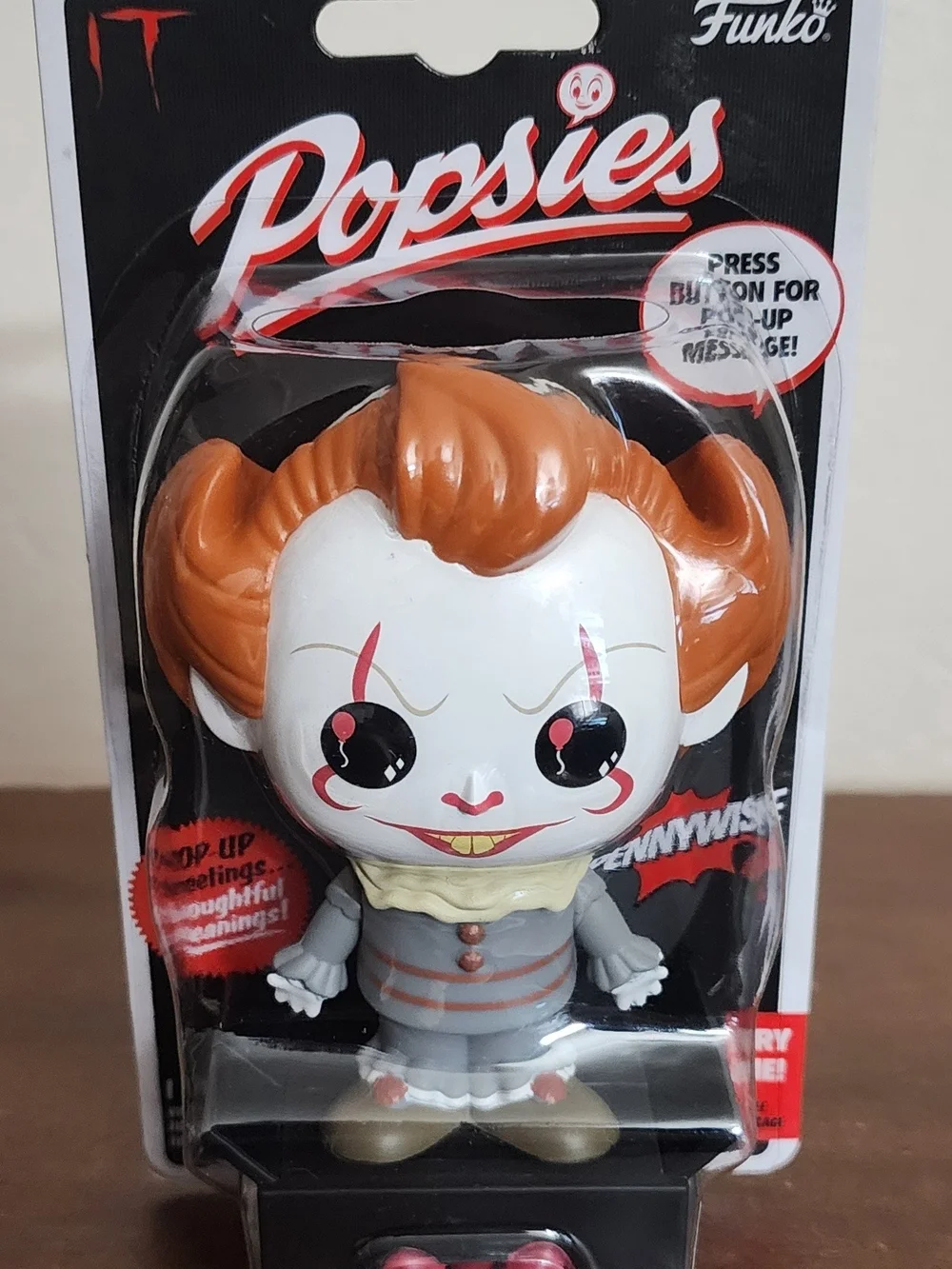 Funko Popsies Pennywise Figure - Orange, White, Gray